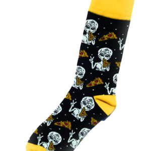 Alien Pizza Socken