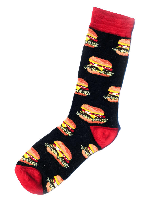 Chaussettes en coton Red Burger