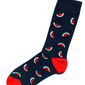 Fantasiesocken aus Baumwolle mit Wassermelonenscheiben