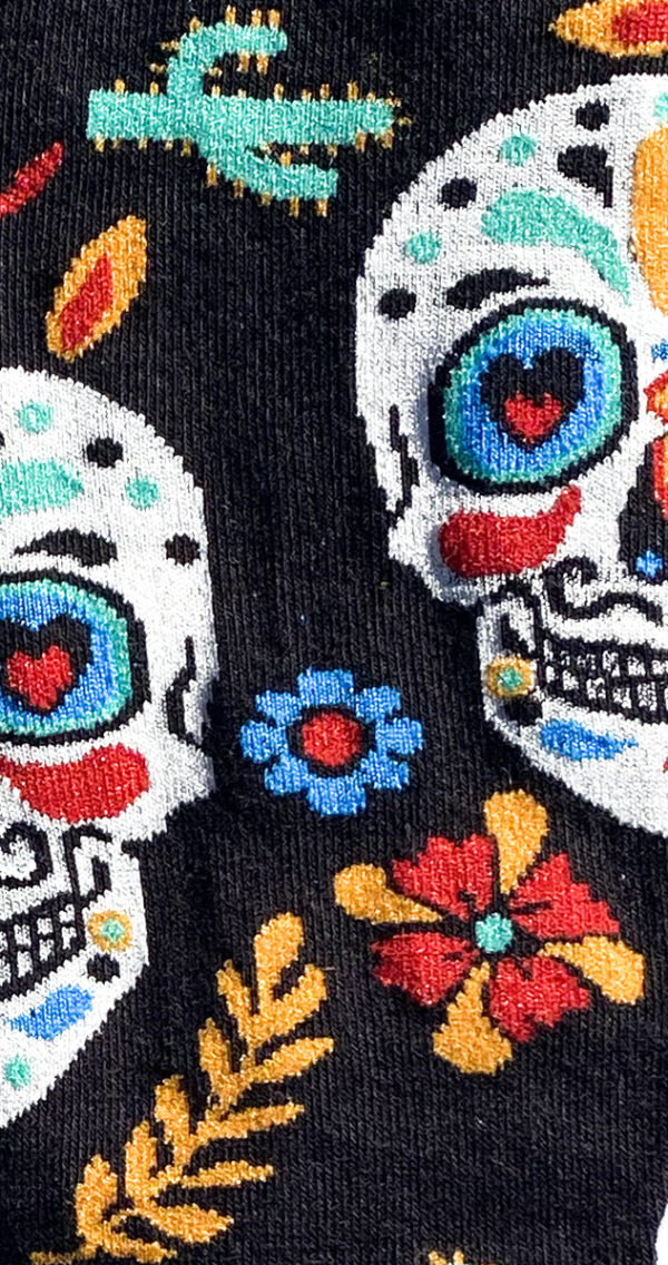 Chaussettes fantaisie en coton avec motif mexicain