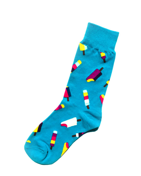 Chaussettes fantaisie en coton Popsicle