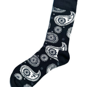 Ausgefallene Baumwollsocken mit Bandana-Motiv